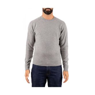 Brooksfield Truien & Vesten, Heren, Grijs, XL, Kasjmier, Trui met ronde hals