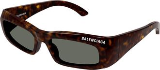 Balenciaga BB0266S 002 Mens Sunglasses Tortoiseshell Size 57