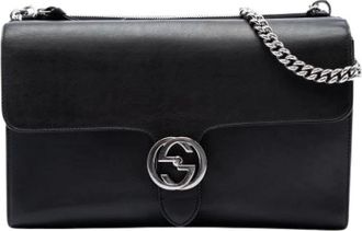 Gucci Pre-owned Borsa a tracolla con chiusura a lucchetto - - Pre-owned - Donna - Nero - ONE SIZE