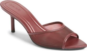 Open Edit Micah Heeled Sandal in Red Pomegranate at Nordstrom, Size 6.5