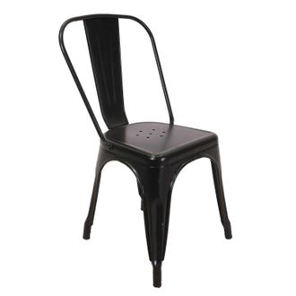 Vacchetti Silla New Bristol Hierro Negro Cm51x43h84