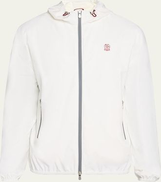 Brunello Cucinelli Mens Water-Resistant Full-Zip Jacket