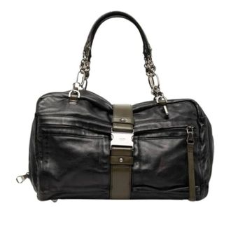 Loewe Pre-owned Weekend Bags, female, Black, Size: ONE SIZE Pre-owned Weekend Bag