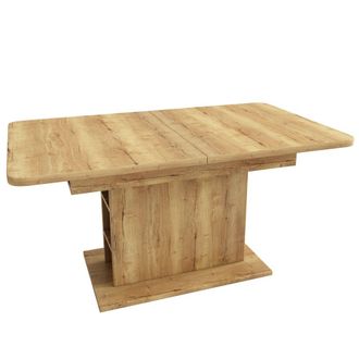 Urban Meuble Mesa de comedor extensible efecto madera con almacenaje