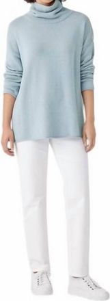 Eileen Fisher Turtleneck Pull-Over In Clearwater