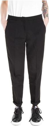 Minimum Broeken, Dames, Zwart, S, Polyester, Chino Broeken