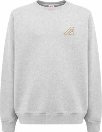 Autry Icon Crew Neck Sweatshirt - Heren - Sweatshirts - Grijs - S - Katoen - Hoodies & sweatvesten