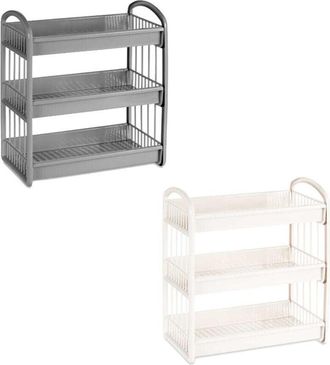 Trade Shop Trade Shop - Scaffale Multiuso In Plastic To 3 Smontable Structures For Organization