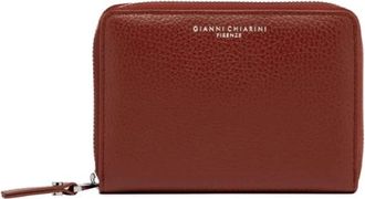 Gianni Chiarini Grain Wallet - Dames - Portefeuilles - Rood - ONE Size - Leer - Accessoires