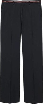 Gucci Wool Pants with Selvedge Detail Black 832544-Z7AQV-4668