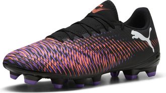 Puma Mens Future 8 Play Firm, Artificial Ground Soccer Cleats Sneaker, Puma Black-puma White-glowing Red, 6.5 UK