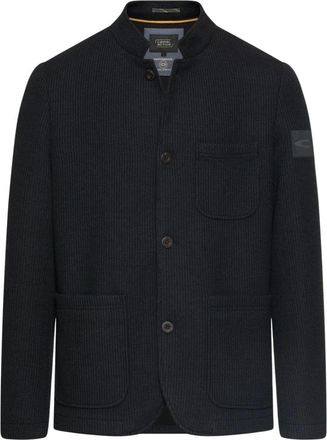 Camel Active Blazer da interno con colletto alla coreana - - Jackets - Uomo - Blu - 3XL