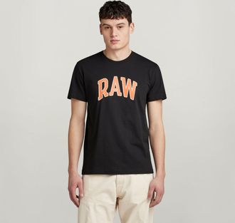 G-Star Puff RAW Graphic T-Shirt - Zwart - Heren