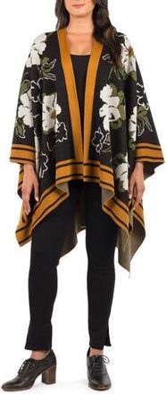 Patricia Nash Marigold Harvest Ruana in Black at Nordstrom Rack