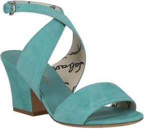Ferragamo Sheena Sandal in Teal Blue at Nordstrom Rack, Size 6