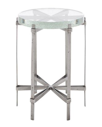 Safavieh Couture Evyanna Round Bubble Glass Table