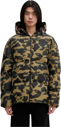 A Bathing Ape 1st Camo Snowboard Sharkdown - Heren - Gewatteerde jassen - Veelkleurig - M - Leer - Jassen