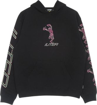 Iuter Iuter, Heren, Sweatshirts & Hoodies, Zwart, Maat: XS Katoen