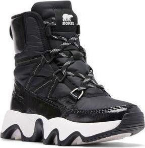 Sorel Kinetic Impact Sport Waterproof Boot in Black/Sea Salt at Nordstrom Rack, Size 10.5