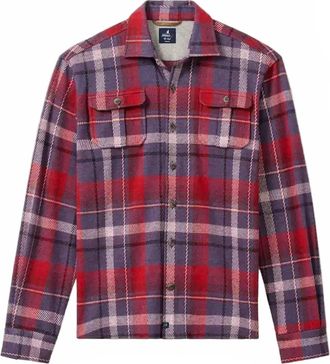 Johnnie-O Mens Gustaf Lodge Shirt In Malibu Red