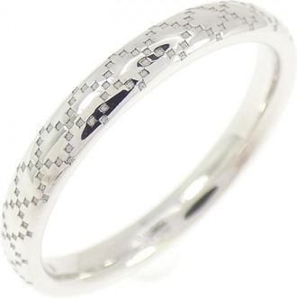 Gucci White Gold White Gold (18K) Band Ring (Pre-Owned)