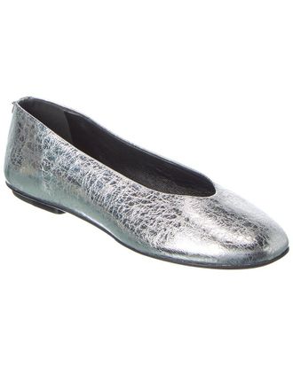 Sergio Rossi Arc Leather Flat