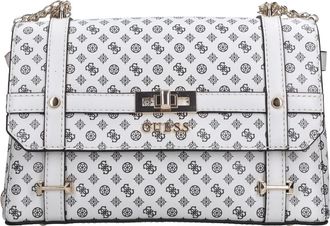 Guess Emilee Schoudertas - Dames - Schoudertassen - Wit - ONE Size - Leer - Tassen