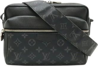 Louis Vuitton Pre-owned Cross Body Bags, male, Black, Size: ONE SIZE Pre-owned Monogram Eclipse Shoulder Bag