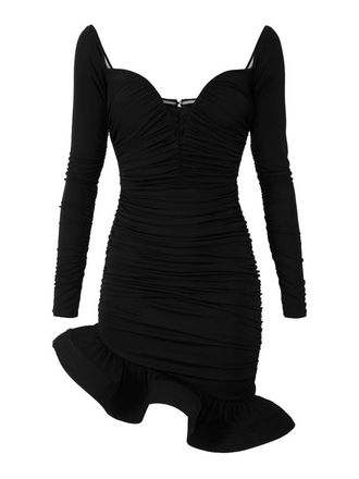 Elisabetta Franchi Short dress with ruffles