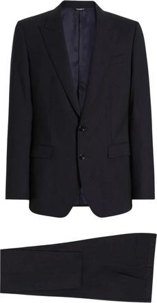 Dolce & Gabbana Traje Martini Light de botonadura sencilla - Suits - Hombre - Azul - 2XL