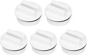OEM [mai Usato]set Di 5 Tappi Invernali Per Piscina, Tappo Di Ritorno Filettato Da 1 1/2 Con O-ring Per Piscine E Vasche Idromassaggio