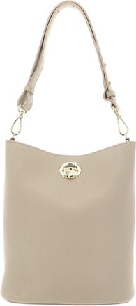 Coccinelle cross body bag shoulder bag Nikla Handbag Double Grainy Leather Sandshell/Seagrass beige