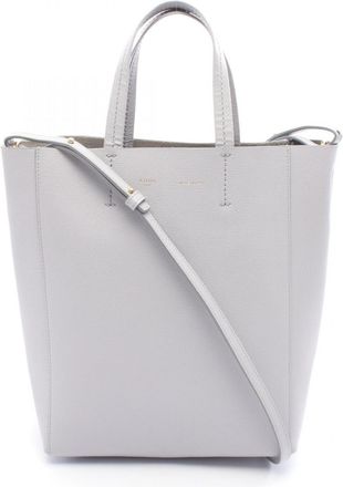 Celine Gray Leather Tote Bag (Pre-Owned)