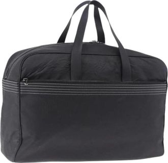 Loewe Pre-owned Boston Bag - Dames - Vintage Weekendtas - Zwart - ONE Size - Leer - Vintage