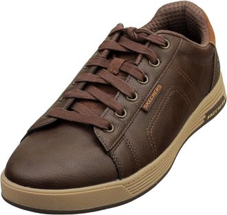 Skechers Mens Cavell Hensley Sneaker, Chocolate Synthetic, 8.5 UK