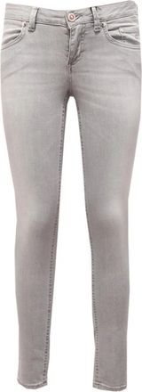 Siviglia Lichtgrijze broek - Dames - Skinny Jeans - Grijs - W30 - Jeans