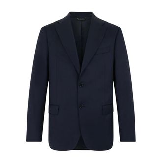 Brooks Brothers Jassen, Heren, Blauw, M, Wol, Performance Twill Virgin Wool Blazer