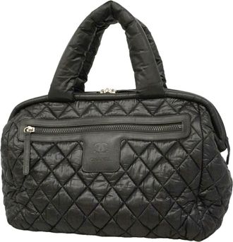Chanel Black Nylon Tote Bag (Pre-Owned)