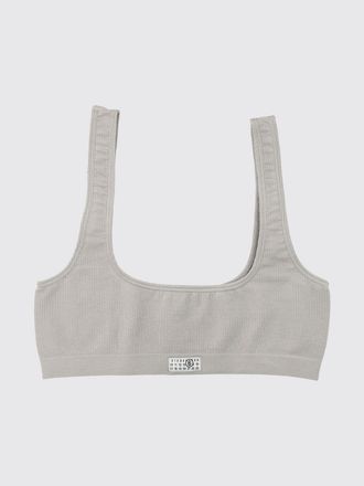 Maison Margiela Reggiseno in misto cotone con logo