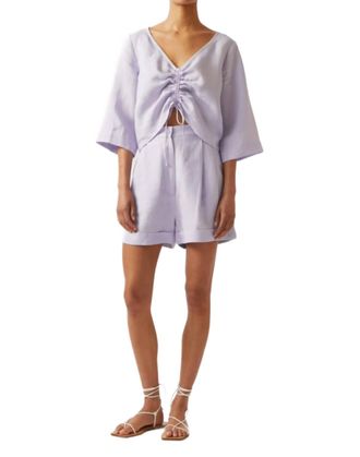 Casa Raki Clementina Shorts In Lilac
