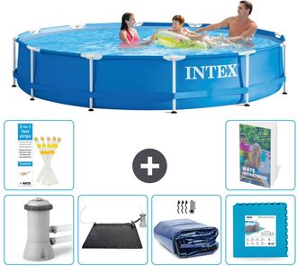 Intex Piscina Con Estructura Redonda - 366x76 Cm - 7-piezas S340