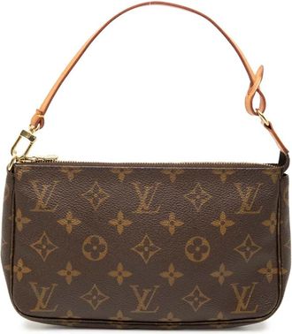 Louis Vuitton Borsa a spalla Pochette Accessoires con monogramma 2000 - Marrone
