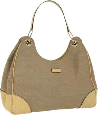 Gucci Pre-owned Shoulder Bags, female, Brown, Size: ONE SIZE Pre-owned Vintage Shoulder Bag