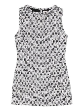 Liberowe tweed mini dress - Black