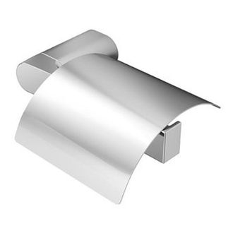 Geesa Wynk closetrolhouder rechts met klep chroom