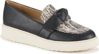 BareTraps Ferdana Moc Toe Slip-On Loafer in Black Snake at Nordstrom Rack, Size 5.5