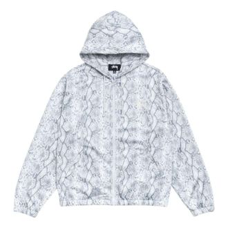 St&uuml;ssy Athletic Mesh Zip Hoodie Snake 1140391-SNAK