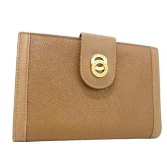 Bulgari Pre-owned Bi-fold Wallet - unisex - Bvlgari Vintage - Vintage Wallets - Brown - ONE SIZE - Pre-owned