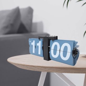 OEM Reloj De Estilo Retro Fabricado En Pvc Y Acero Inoxidable Con Esfera Mec&aacute;nica Autom&aacute;tica Para La Oficina - Negro Y Azul