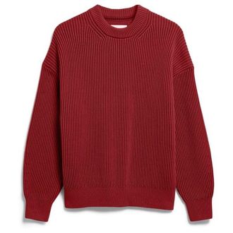 Armedangels Vanis&eacute; Rib Knit Sweater Pullover f&uuml;r Damen | rot